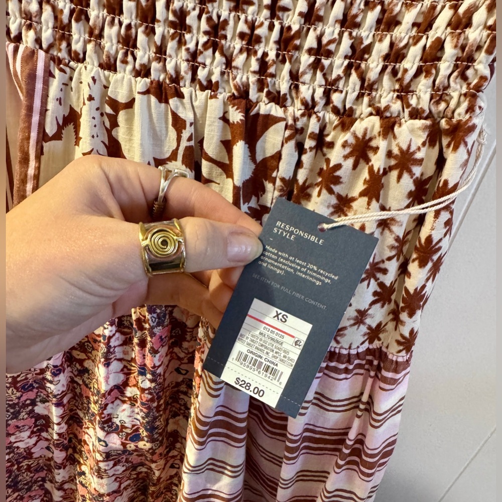 Universal Thread Floral Patchwork Maxi Skirt - Co… - image 4